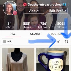 SEARCH+SORT Tips for finding specific items, browsing through part of a closet